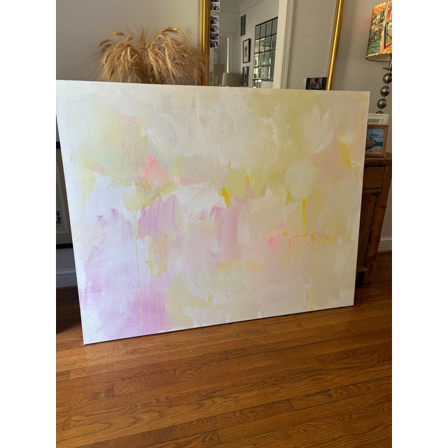 Sarah Trundle Sarah Trundle, Contemporary Abstract Painting, "Greetings From Virginia" For Sale - Image 4 of 8