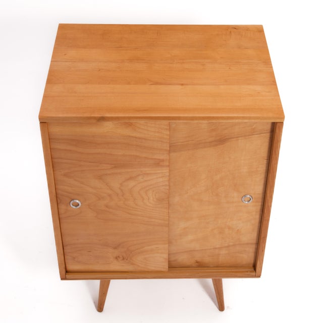 Paul McCobb Planner Group Modular Two Piece 1512 Record Cabinet 1540 Low Table For Sale - Image 11 of 18