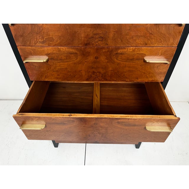 Vintage Widdicomb Deco Burl Chest of Drawers For Sale - Image 9 of 12