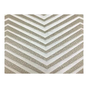 Romo Black Edition Xanadu Clay 7591/05 Beige Cream Silk Cotton Chevron Upholstery Drapery Fabric