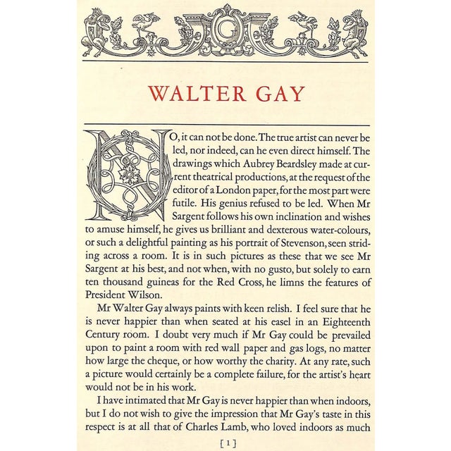1920s "Walter Gay: Paintings of French Interiors" 1920 Gallatin, Albert Eugene For Sale - Image 5 of 12