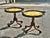 Pair of Chic Regency Style or Hollywood Regency Tray Top Side Tables. Trays Top attached to Mahogany Bases with Four...