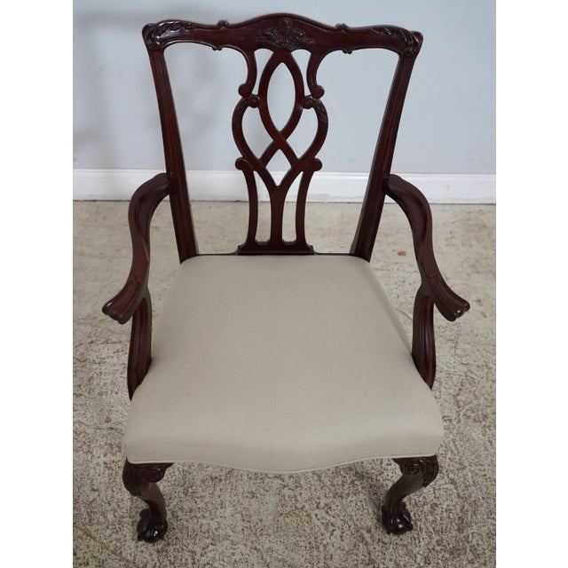 Age: Approx: 20 Years Old Details: Fine Carved Details High Quality Construction 18 C. Design Chippendale Style...