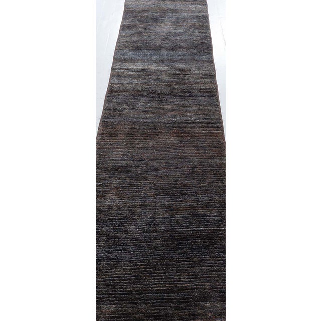 Early 21st Century Modern Hand-Knotted Hemp Runner by Doris Leslie Blau For Sale - Image 5 of 8