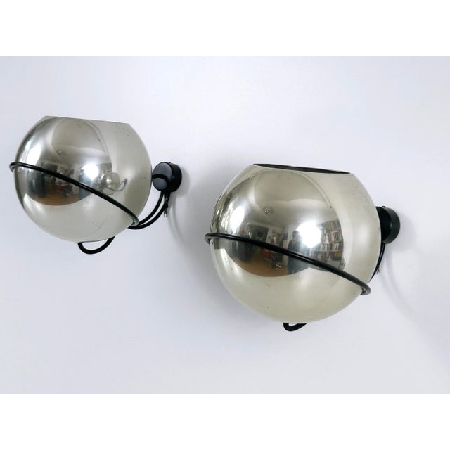 Model 232/G Spherical Sconces by Gino Sarfatti for Arteluce, Italy, 1961, Set of 2 For Sale - Image 17 of 18