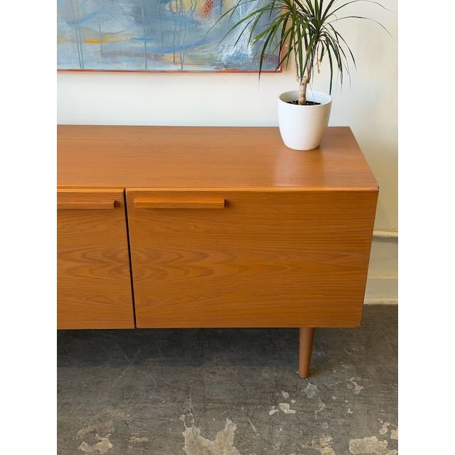 Vintage Teak Compact Cabinet For Sale - Image 9 of 11
