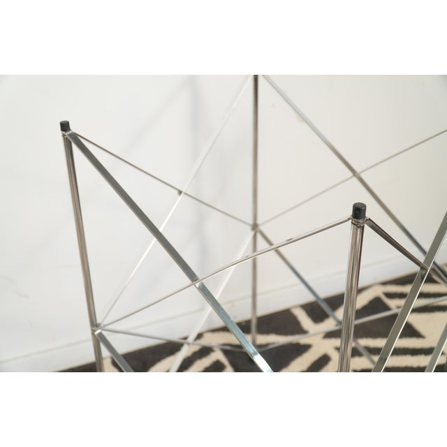Mid-Century Modern 1970s Pace Collection Scaffold Dining Table Base For Sale - Image 3 of 7