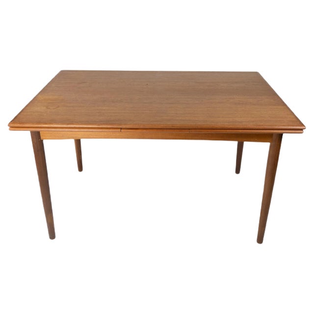 Danish Dining Table in Teak with Extensions, 1960s For Sale