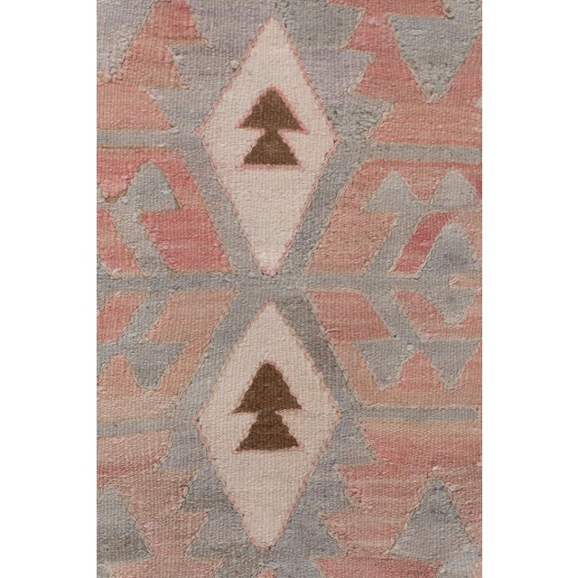 1940s Vintage Turkish Kilim Rug 5'9 X 12' For Sale - Image 5 of 8