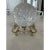Offered is a vintage hand cut crystal ball and brass stand. This exquisite set came from a lovely estate in Chicago....
