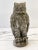 Henri Studio cast concrete vintage owl, the perfect decor for your garden, original patina a very nice find.