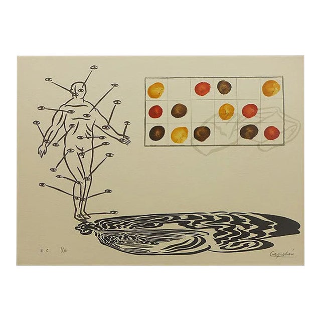 Untitled Lithograph by Carlos Capelan, 1999 For Sale