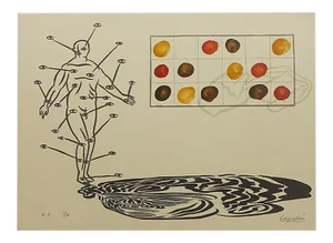 Untitled Lithograph by Carlos Capelan, 1999