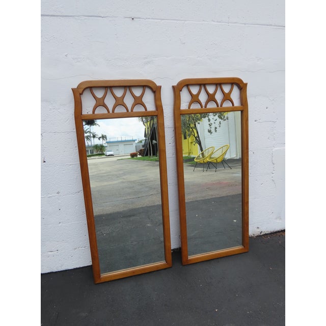 Red Lion Red Lion Mid Century Modern Bathroom Wall Mirror a Pair 6602 For Sale - Image 4 of 16