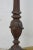 Wood Mid 20th Century European Carved Oak Baroque Acanthus Leaf Candlestick Table Lamp For Sale - Image 7 of 11
