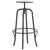 Industrial, counter height, shop stool features a wrought iron frame and seat. You can customize the measurements, colors...