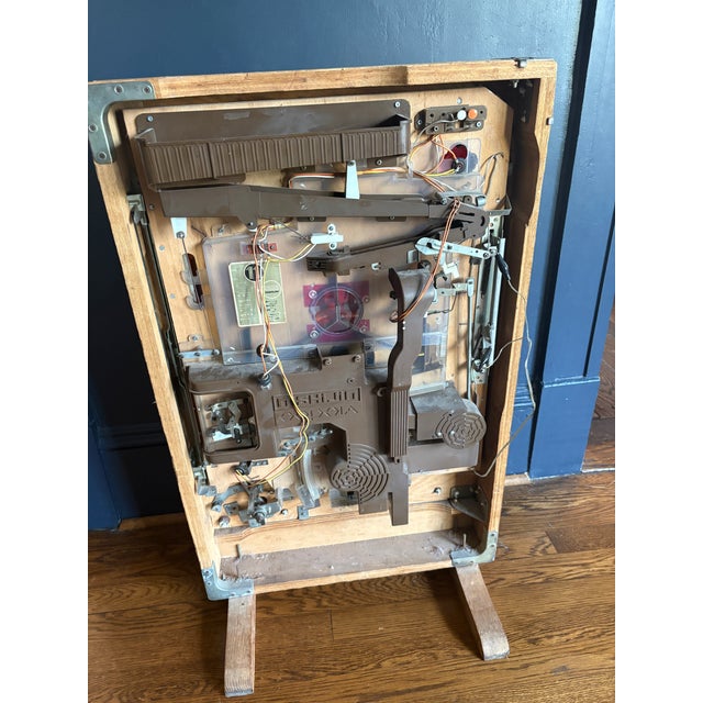 1960s Vintage Japanese Pachinko Machine – Floor-Standing, Wood Cabinet (C. 1960s–70s) For Sale - Image 5 of 11