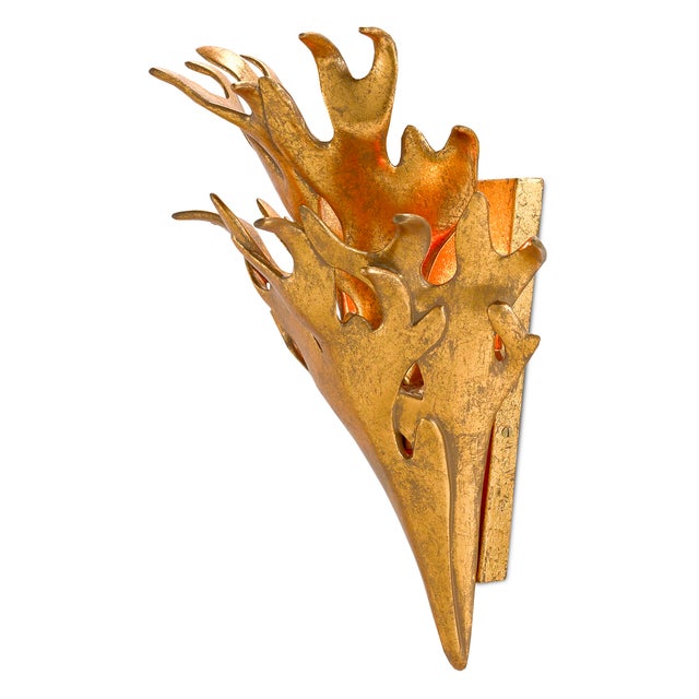 The Formby Wall Sconce has a flourishing shape that calls to mind leaping flames or a leghorn fern. The cast aluminum...