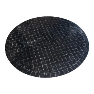 Moroccan Ceramic Tile Round Table Top For Sale