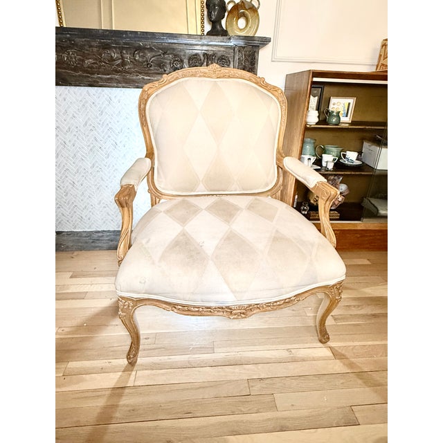Chamberry Rare Designer Century Furniture French Styley Armchairs (Pair) – Vintage For Sale In New York - Image 6 of 12