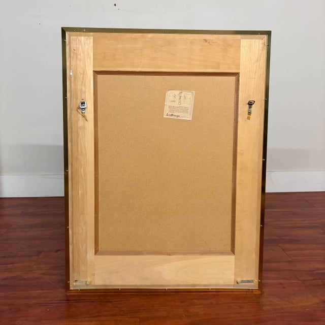 Vintage La Barge Reverse-Painted Églomisé Chinoiserie Wall Mirror For Sale - Image 12 of 12