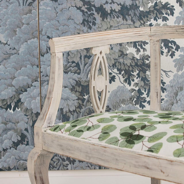 Italian Art Deco Settee Bench in Original Paint, Circa 1920 For Sale - Image 9 of 13