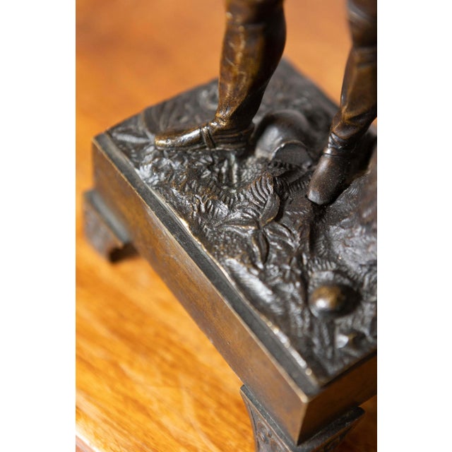 Metal 19th Century French Bronze Statuette of Napoleon Bonaparte For Sale - Image 7 of 11
