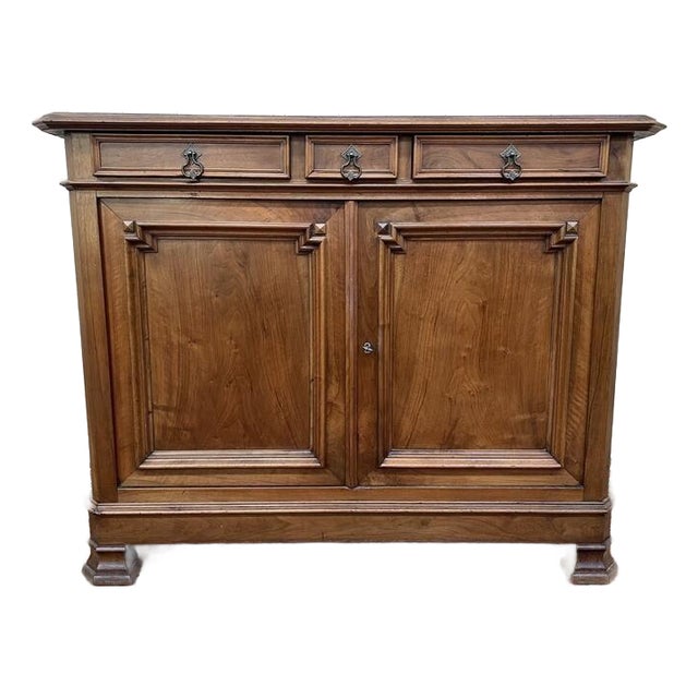 Louis Philippe Wooden Sideboard For Sale