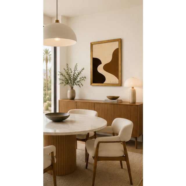 Cream Spice Path Modern Painting Framed by Bryan Boomershine For Sale - Image 8 of 10
