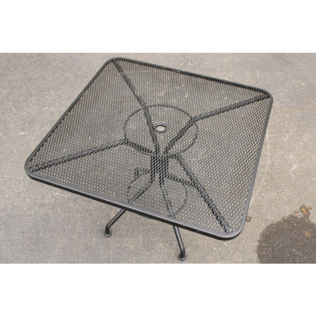 Early 21st Century Metro' Cast Iron Outdoor Dining Set - 5 Pieces For Sale In Philadelphia - Image 6 of 13