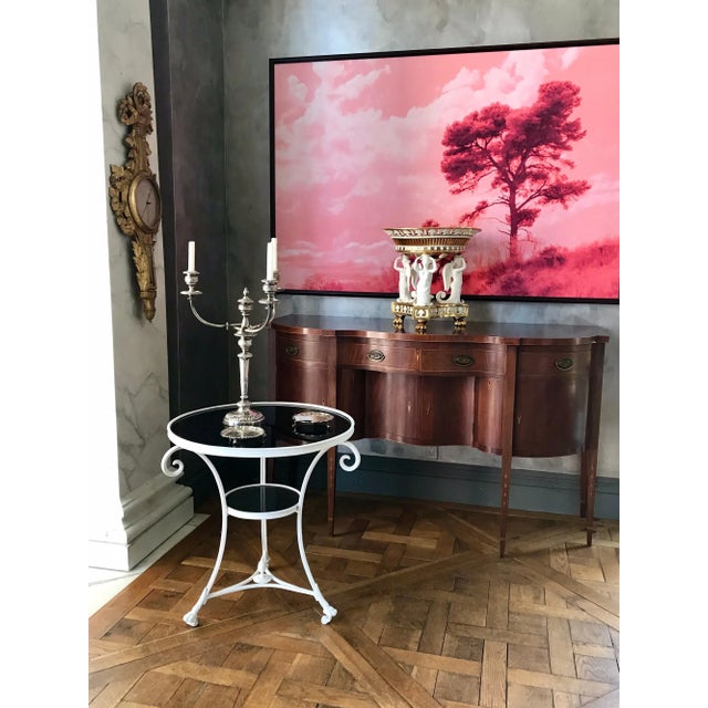 White Neoclassical Gueridon For Sale - Image 8 of 12