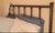 Late 20th Century French Country Brass Bed With Rails - Full / Double For Sale - Image 4 of 12