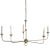 The arms of the Nottaway Silver Small Chandelier stretch gracefully from a petite cog that rests at the bottom of its...