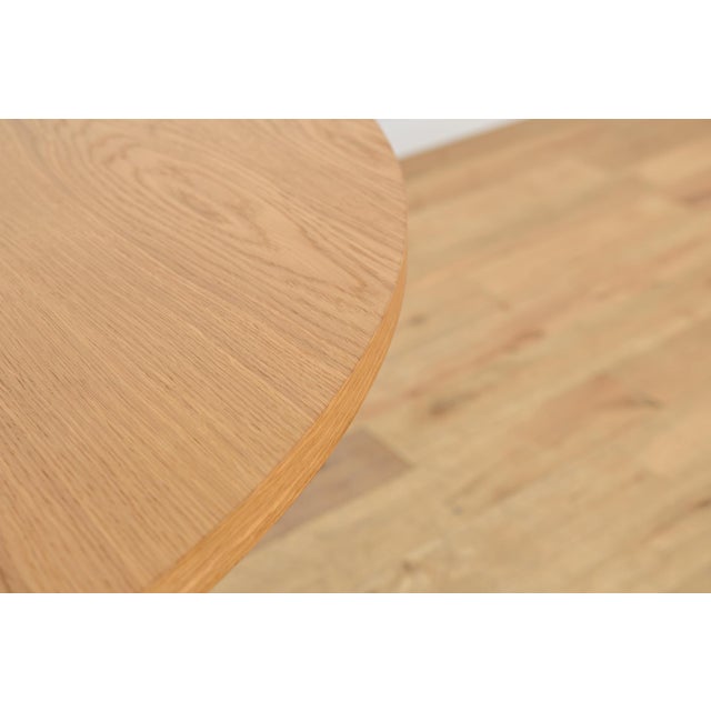 Mid-Century Modern Oak Dining Table, Denmark, 1970s For Sale - Image 6 of 11