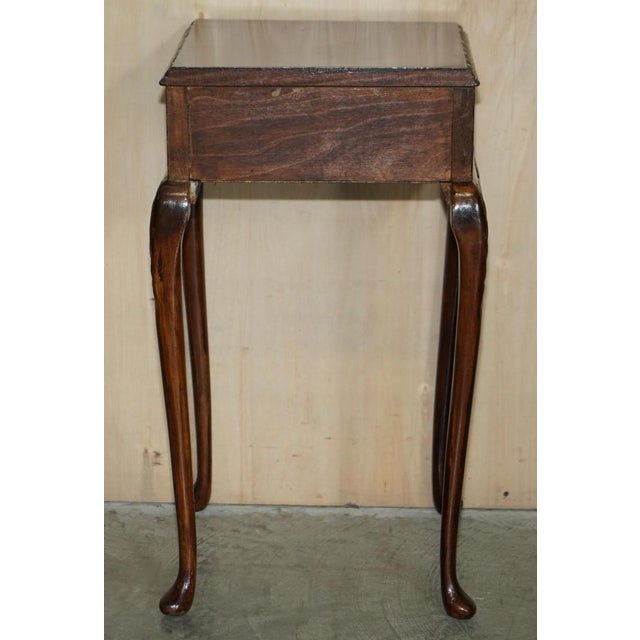 Victorian Cabriole Legged Single Drawer Tables by Charles & Ray Eames, Set of 2 For Sale - Image 14 of 18