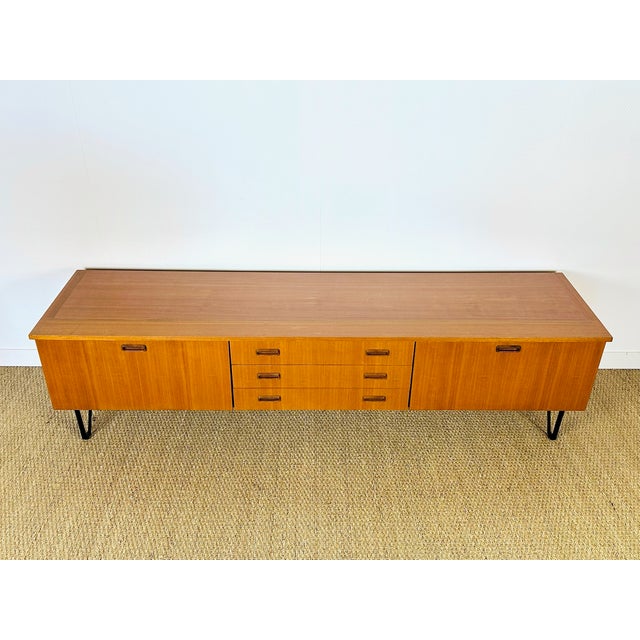Scandinavian Teak Sideboard, 1960s For Sale - Image 4 of 18