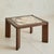 Wood Belgian Marble + Oak Side Table, 1976 - 2 Available For Sale - Image 7 of 11