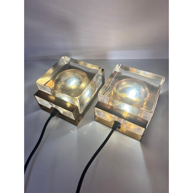 Maritime Wall Lamp Type 15806, Wandlampe Maritim Typ 15806 Glas Messing von Vitrika, Brass & Glass For Sale - Image 9 of 11