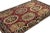 Transitional Hand-Knotted Antique Russian Karabagh Rug in Red, Brown Cartouche Floral Pattern For Sale - Image 3 of 7