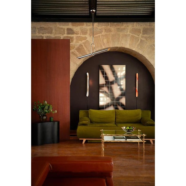 Oblong Calame Pendant Lamp by Jennifer Midoz For Sale - Image 6 of 12