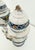 Pair of Mid-Century French Hand Painted Faience Urns With Ram Head Handles For Sale In Sacramento - Image 6 of 18