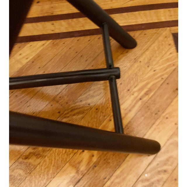 Traditional Modern Bamboo Tray With Stand For Sale - Image 3 of 10