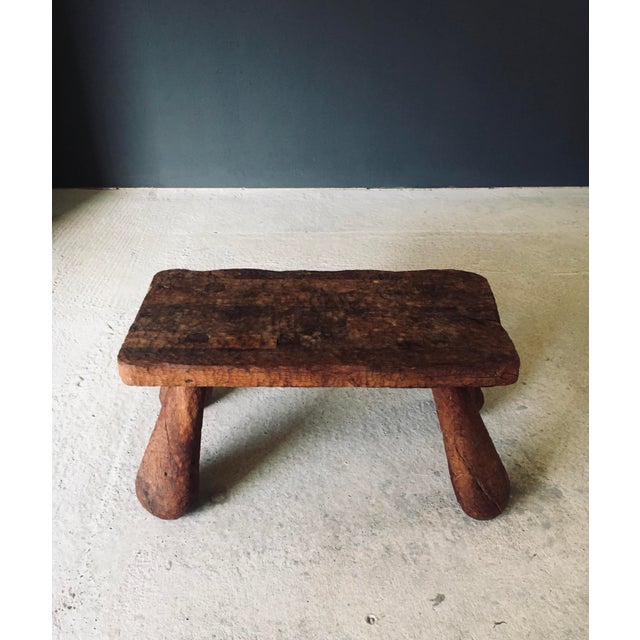 1960s Brutalist Handcafted Carved Oak Coffee Table, Belgium, 1960s For Sale - Image 5 of 18