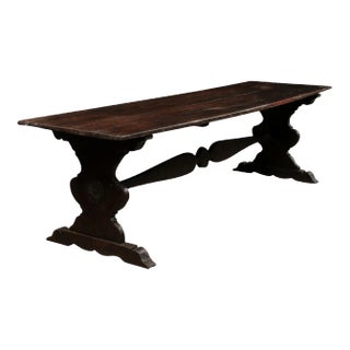 18th Century Italian 9+ Ft Long Dining Table For Sale