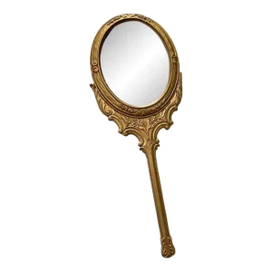 Antique Early 20th Century French Louis XVI Style Giltwood Vanity Mirror