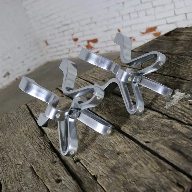 Modern Candelabra Chorus by Karim Rashid for Umbra Die-Cast Zinc, a Pair For Sale - Image 10 of 11