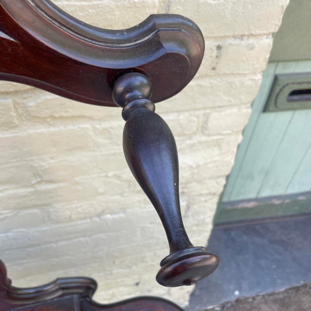 Late 1800s Victorian Hall Tree With Original Iron Drip-Catcher Plate For Sale In New York - Image 6 of 14
