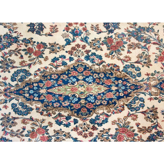 Early 20th Century Persian Kirman Rug For Sale - Image 12 of 15