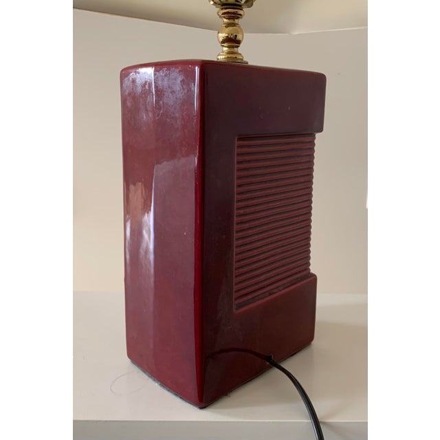 Ceramic Vintage Hollywood Regency Style Table Lamp For Sale - Image 7 of 12