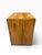 Brown Vintage Mastercraft Grand Rapids Brass-Banded Walnut Nightstand / End Table, 1970s For Sale - Image 8 of 15